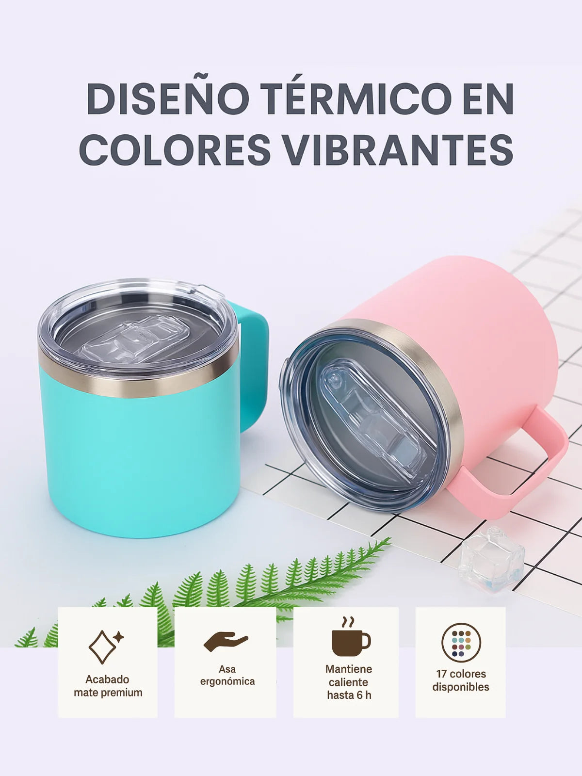 Taza Térmica de Acero Inoxidable