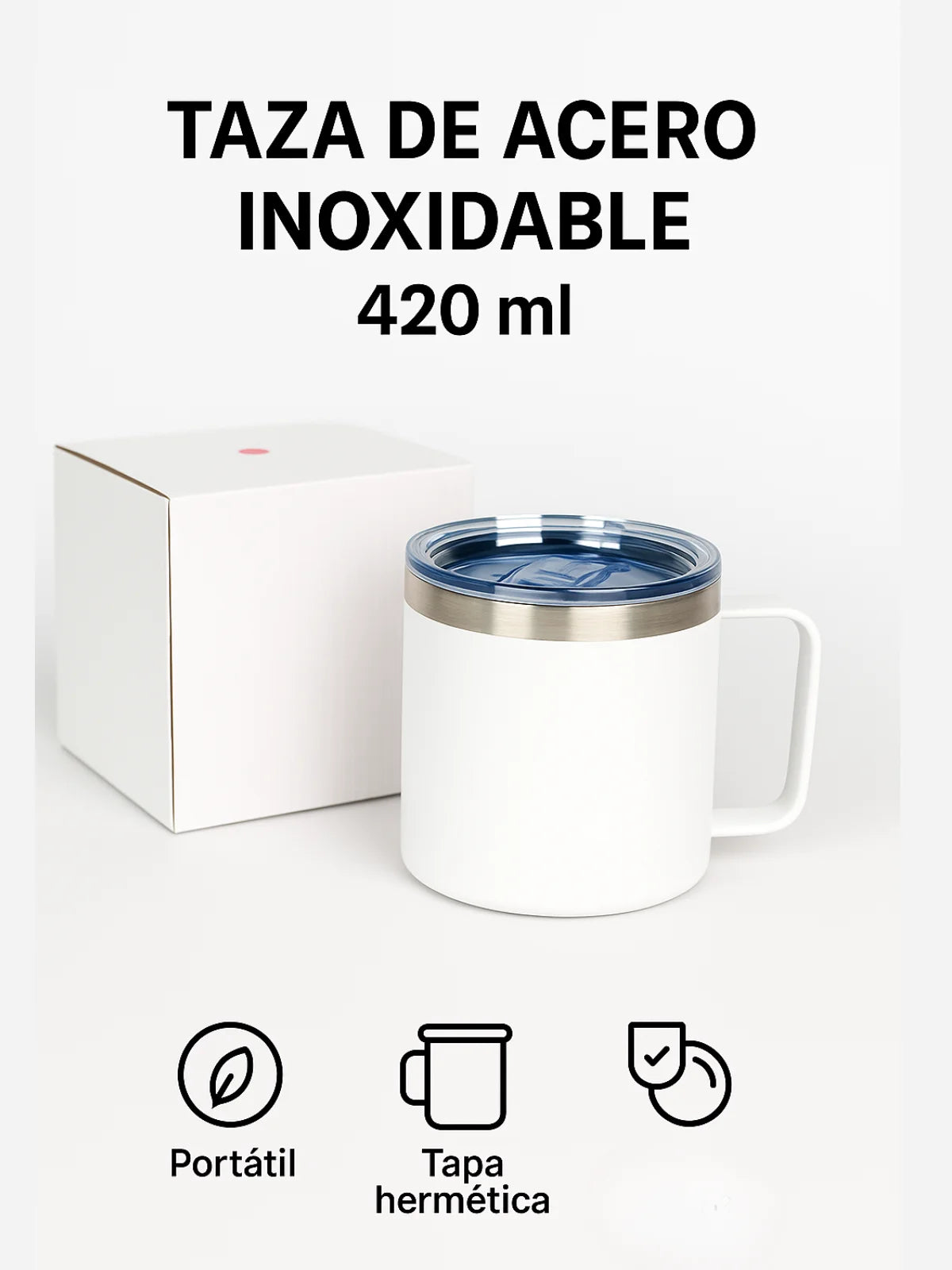 Taza Térmica de Acero Inoxidable