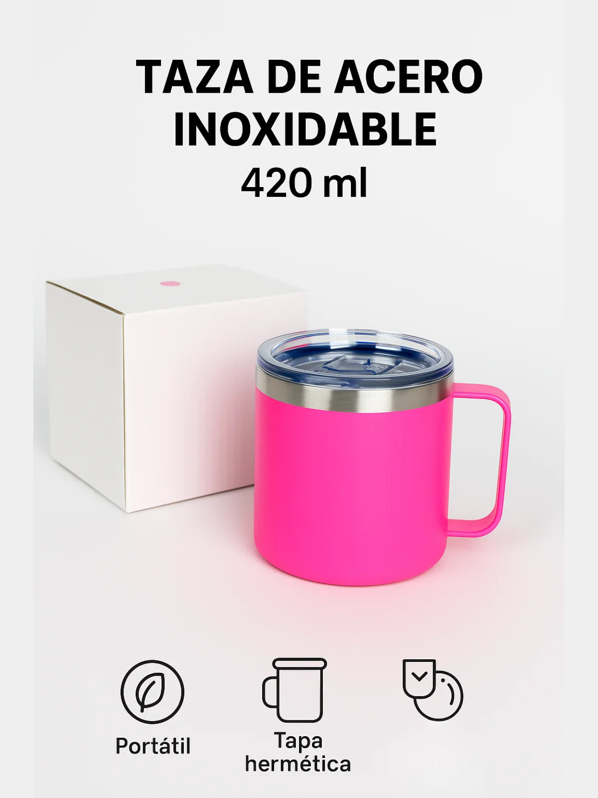 Taza Térmica de Acero Inoxidable