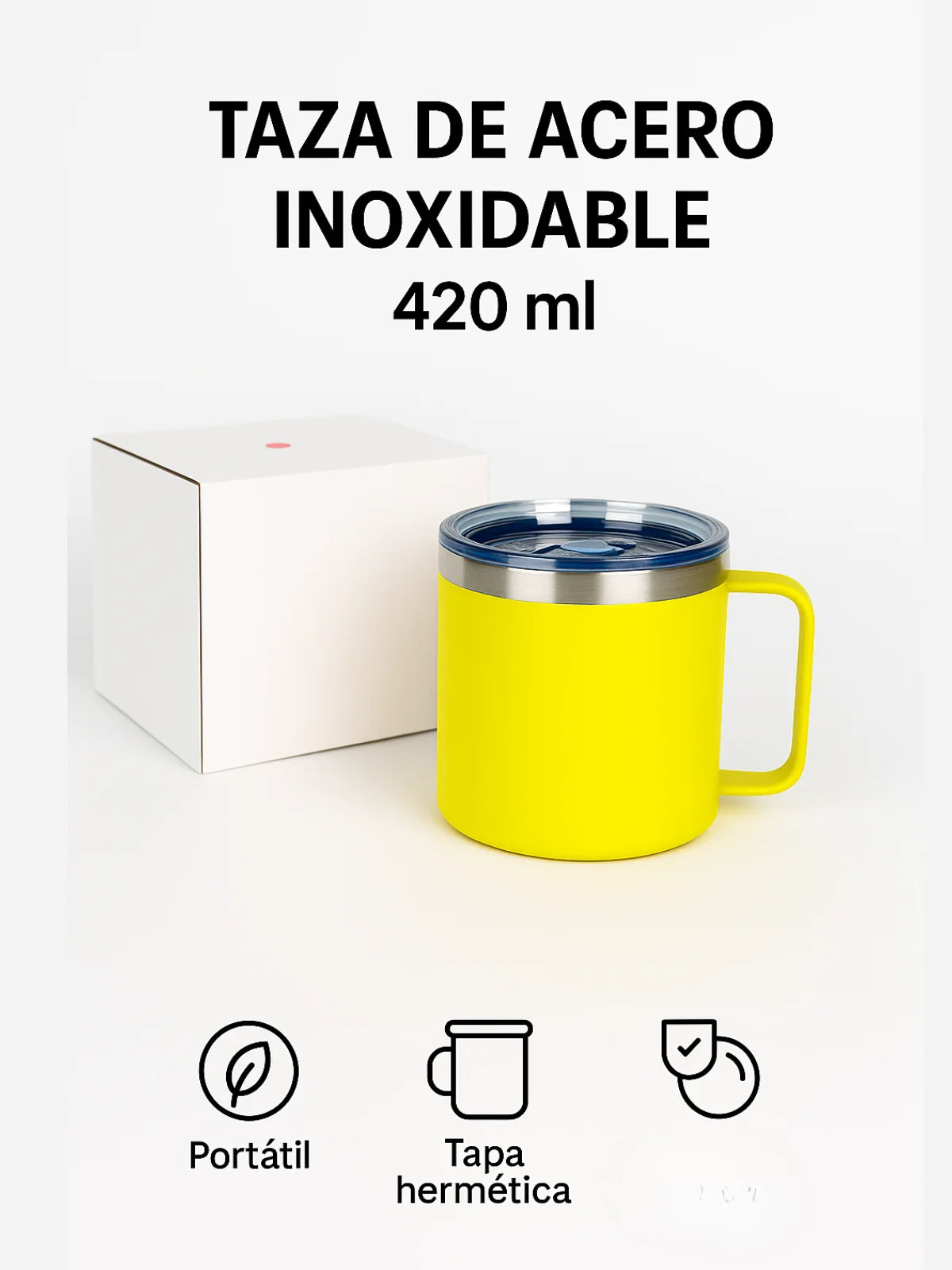 Taza Térmica de Acero Inoxidable