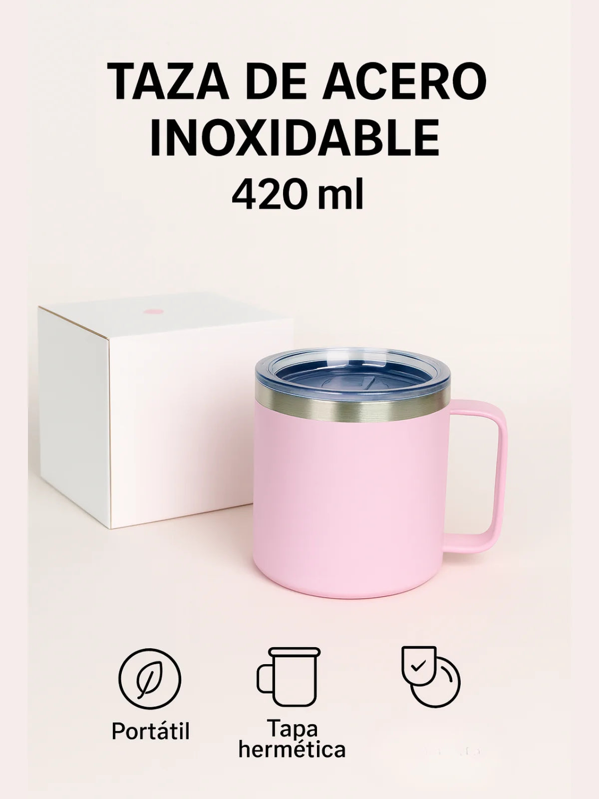 Taza Térmica de Acero Inoxidable