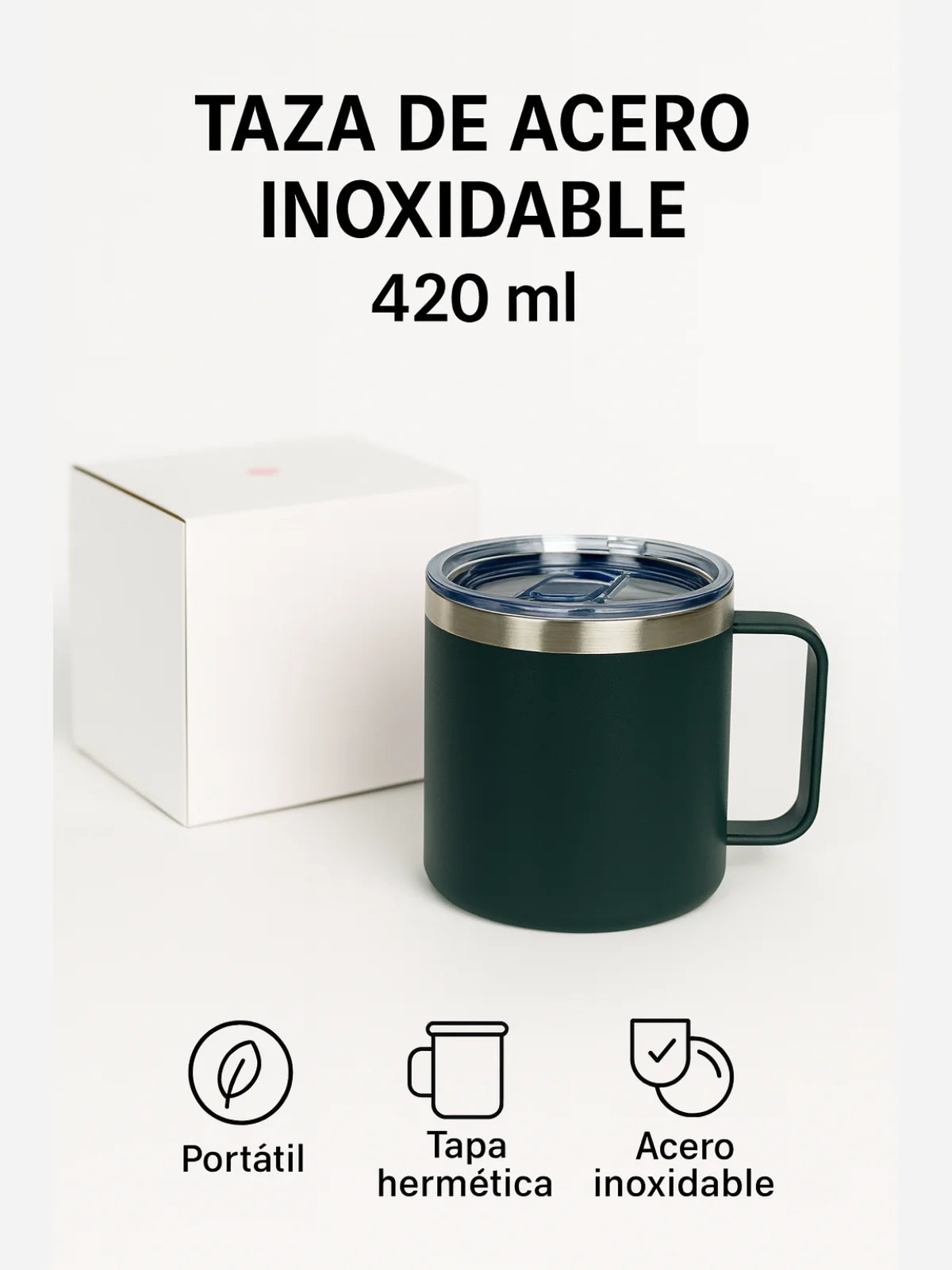 Taza Térmica de Acero Inoxidable