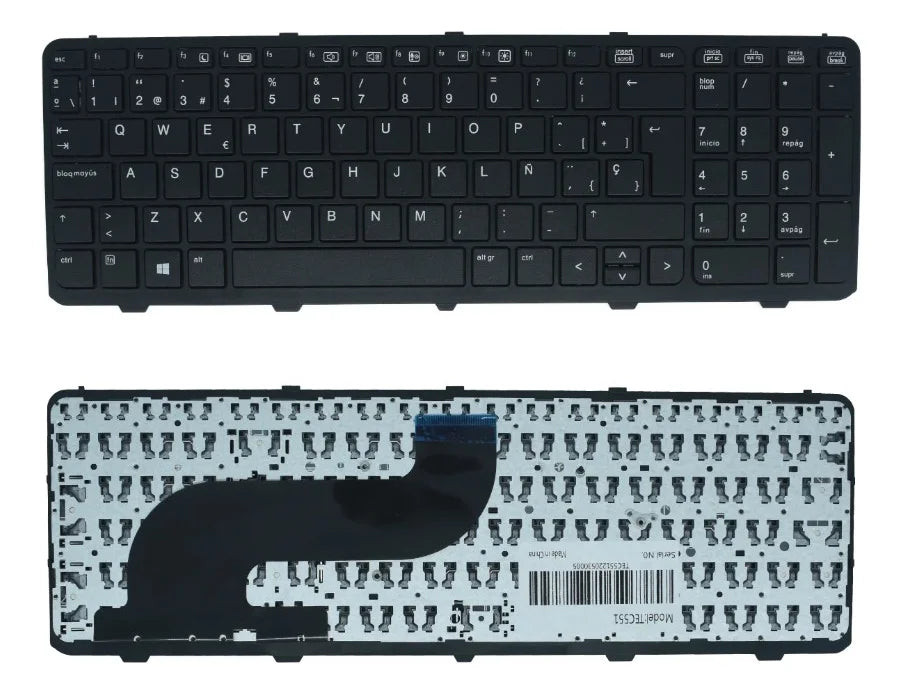 Teclado Para Hp Probook 650 G1 650 G2 655 G1 655 G2 C/marco