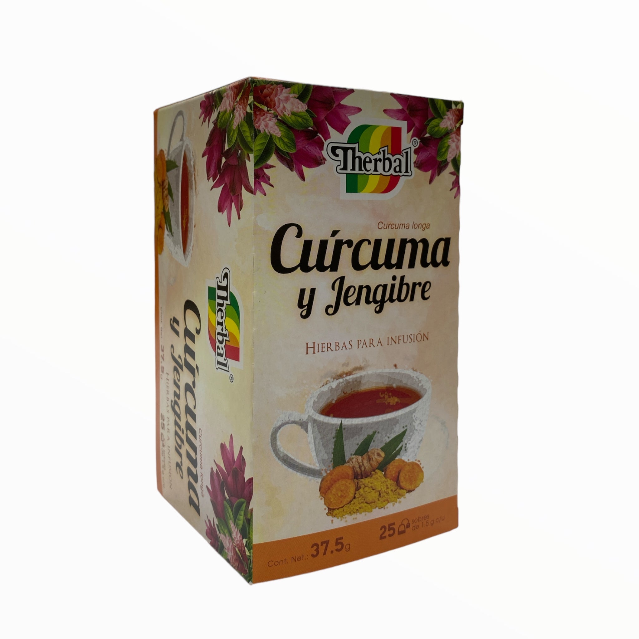 TE CURCUMA Y JENGIBRE C / 25 SOBRES THERBAL