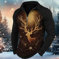 Sudadera para hombre de manga larga Couverture Moderno