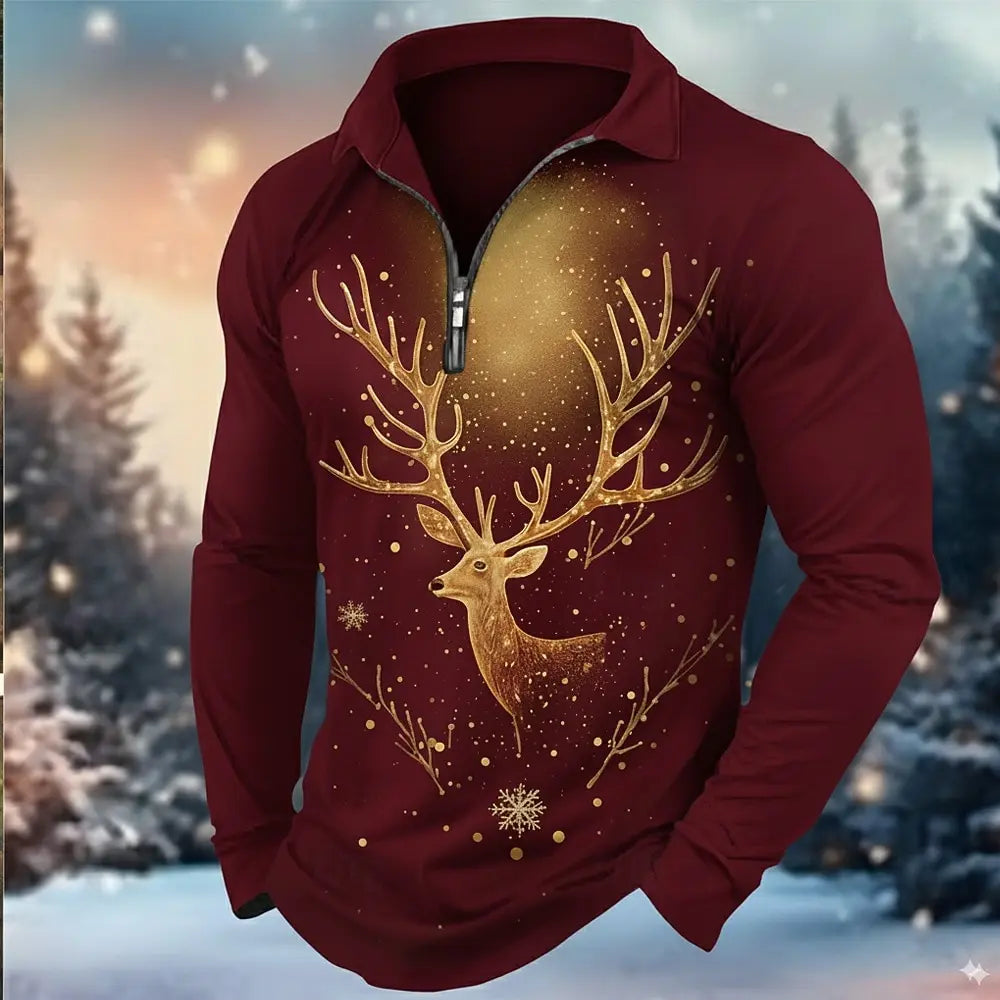Sudadera para hombre de manga larga Couverture Moderno