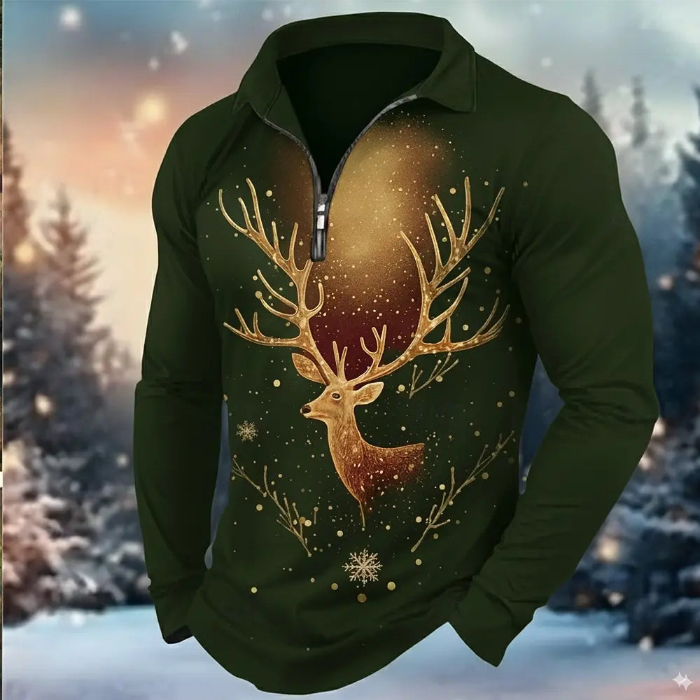 Sudadera para hombre de manga larga Couverture Moderno