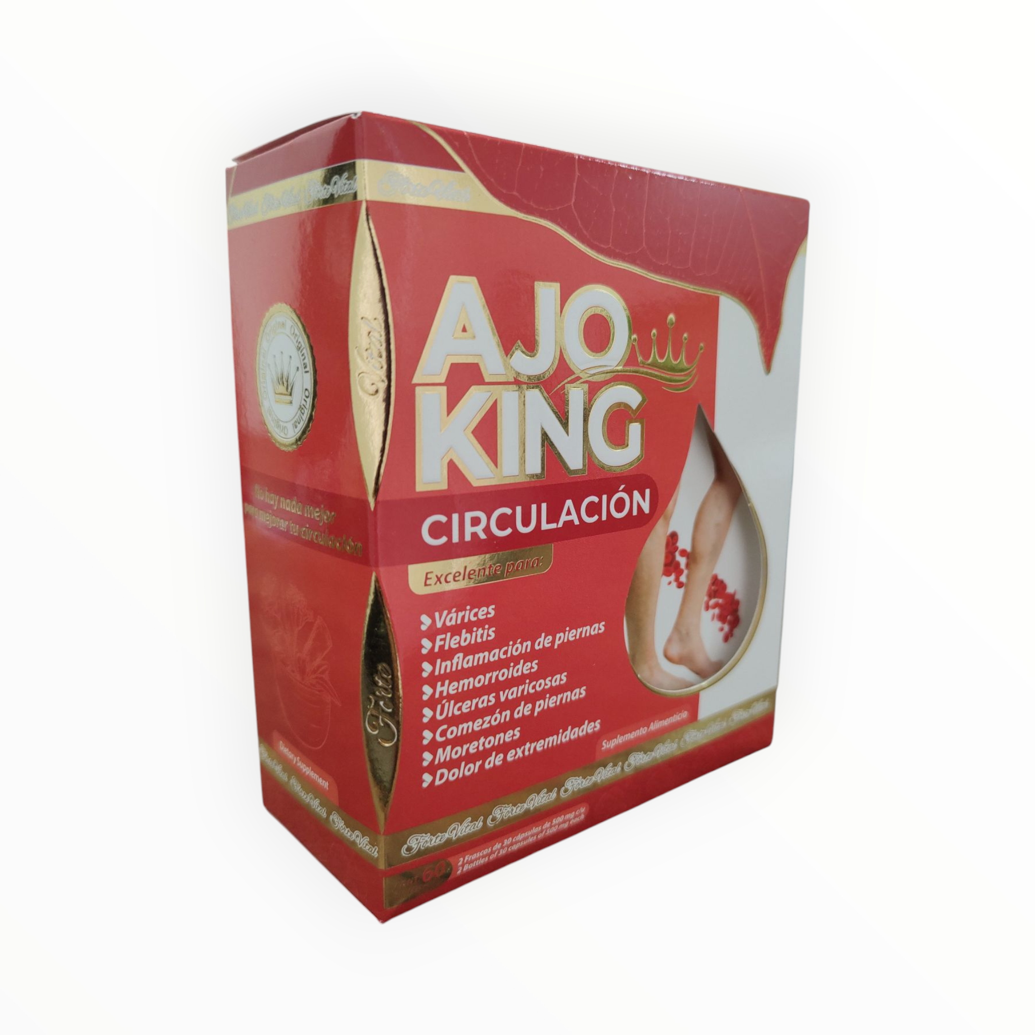 CAP CIRCULACION C/60 AJO KING OMEGA NUTRITION