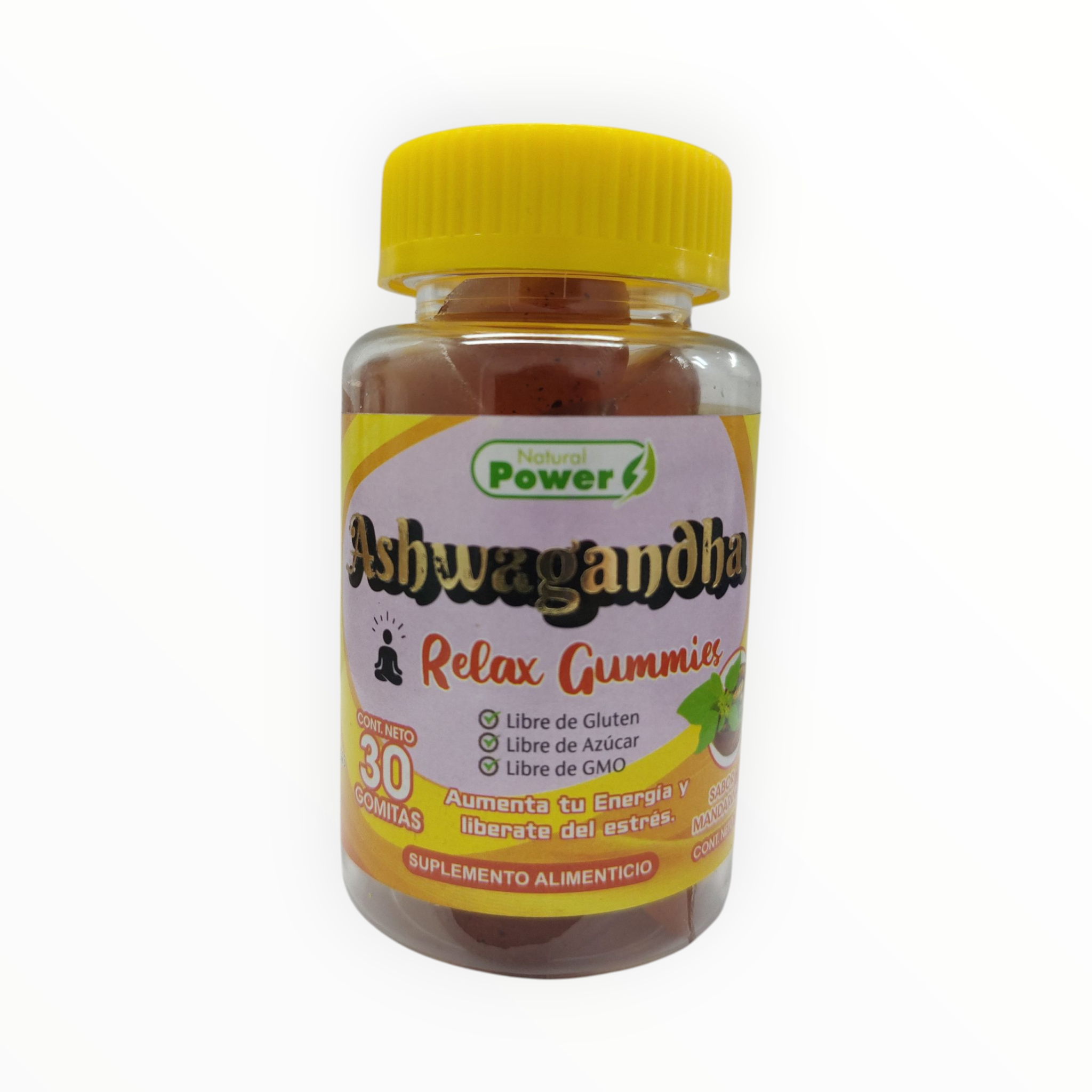 GOMITAS ASHWAGANDHA RELAX GUMMMIES SABOR MANDARINA C/30 ORGANIKS