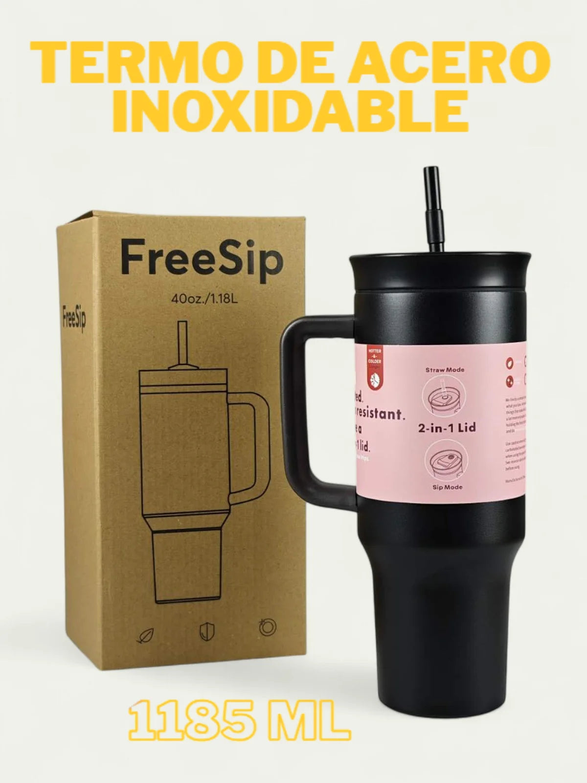 Termo de Acero Inoxidable FAB-24, Taza térmica