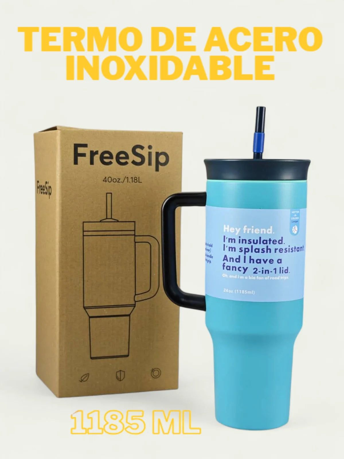 Termo de Acero Inoxidable FAB-24, Taza térmica