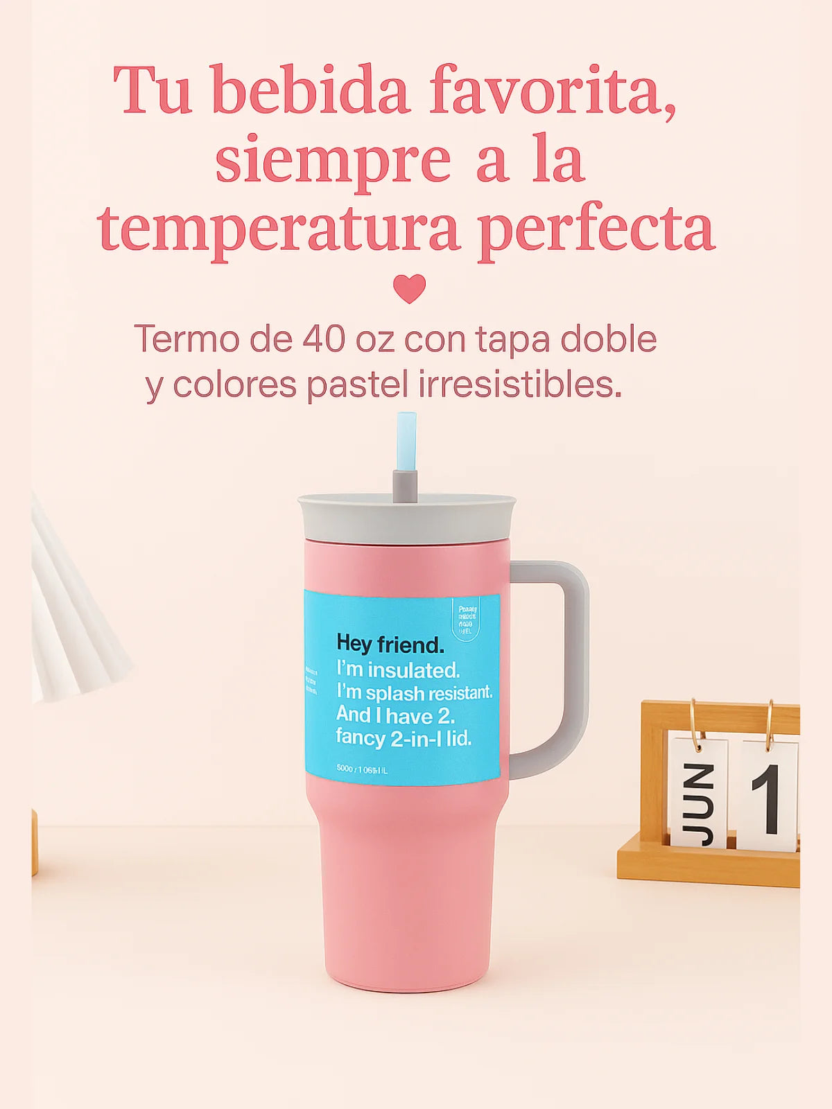 Termo de Acero Inoxidable FAB-24, Taza térmica