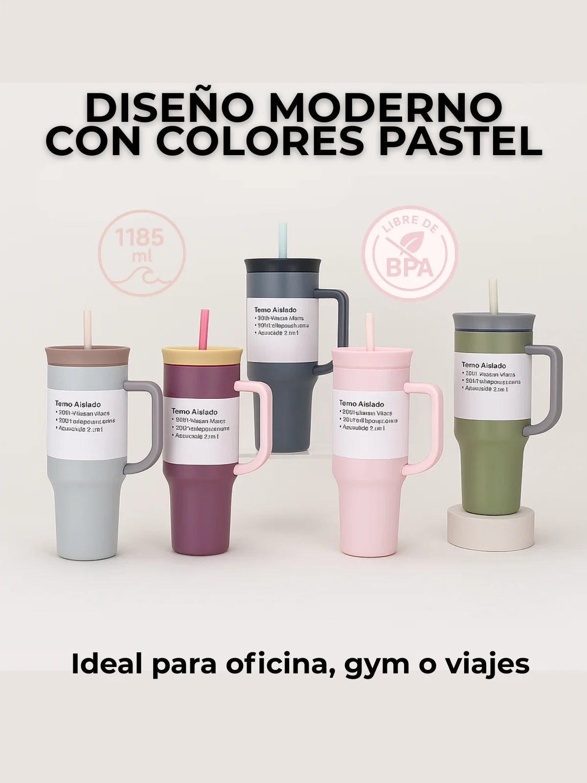 Termo de Acero Inoxidable FAB-24, Taza térmica