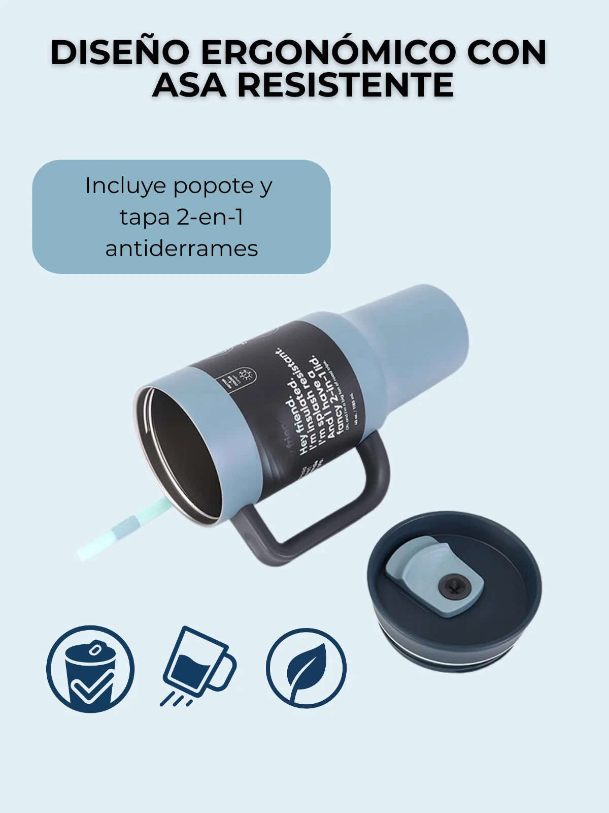 Termo de Acero Inoxidable FAB-24, Taza térmica