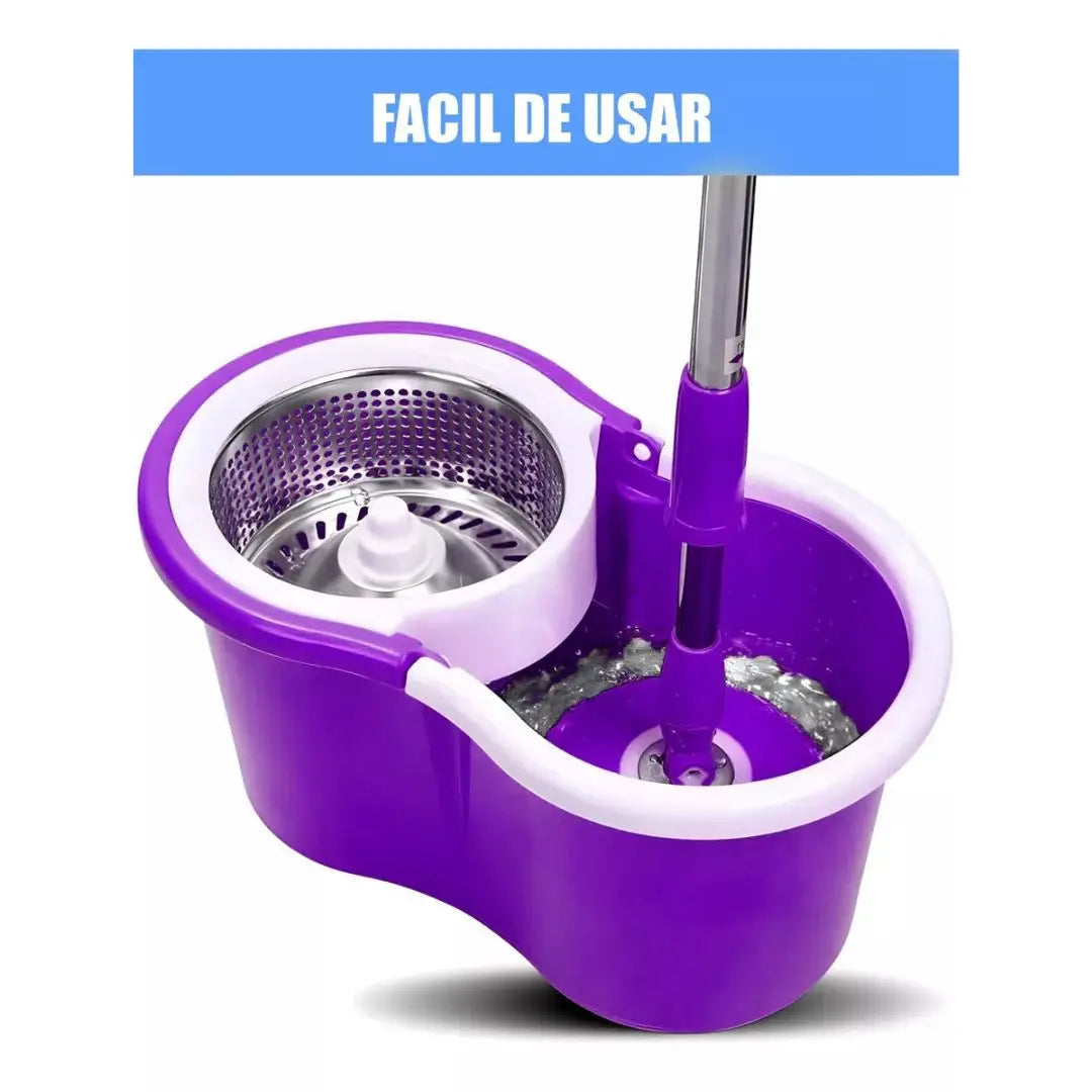 Trapeador Automático Con Cubeta Set Completo De Limpieza