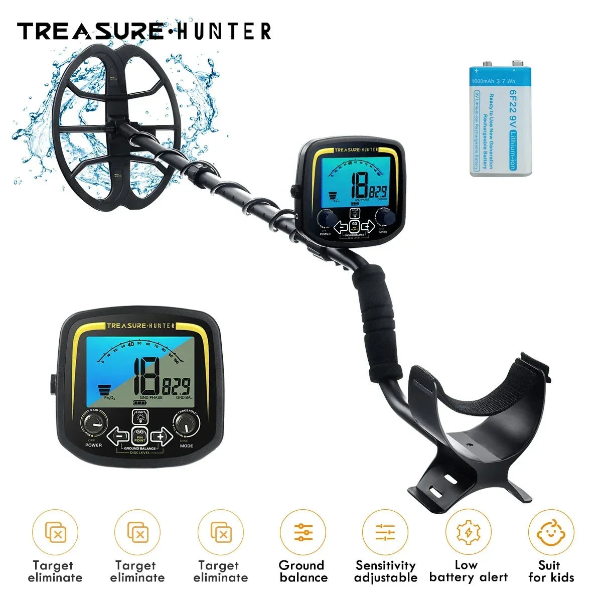 Treasure Hunter GX850 Detector de metales 850