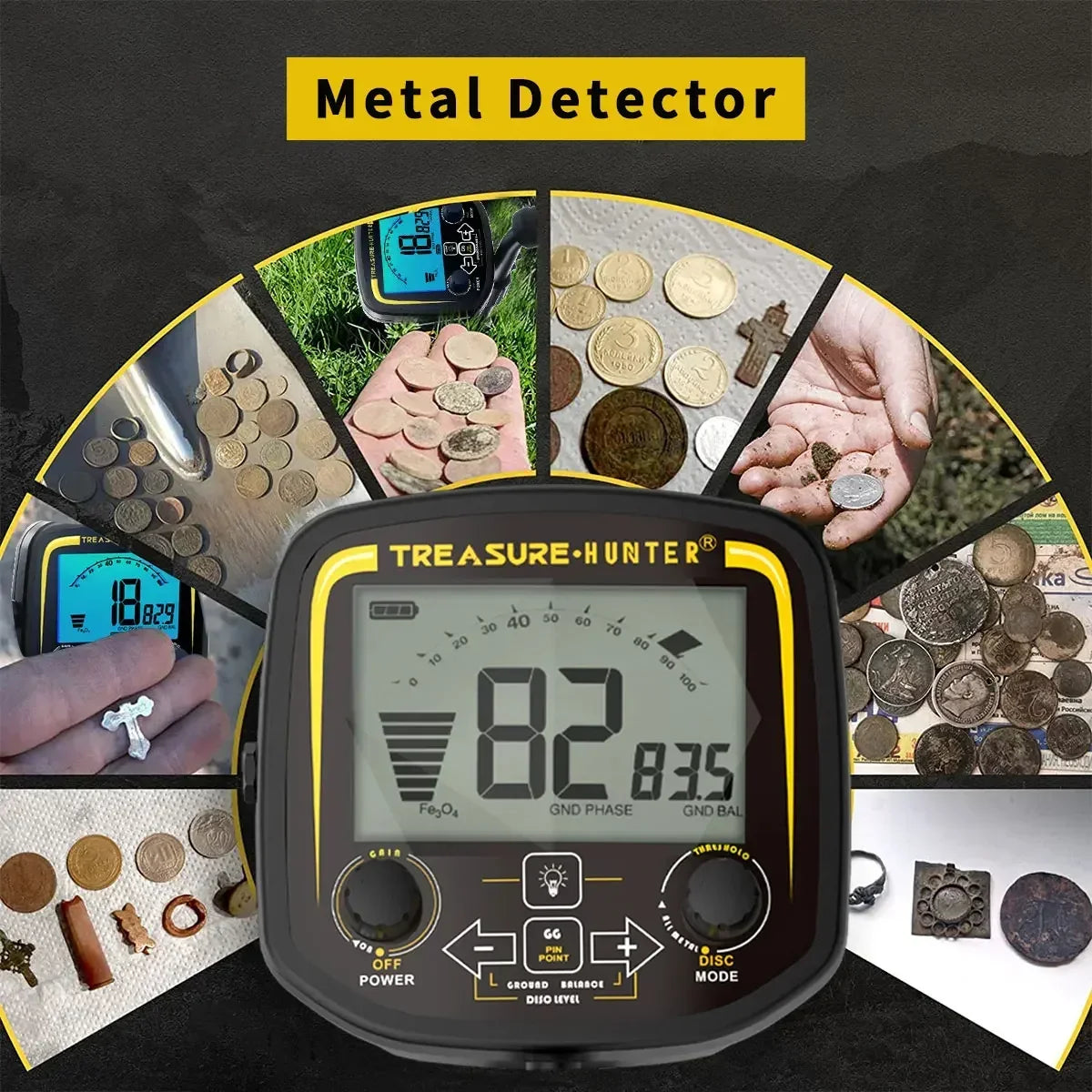 Treasure Hunter GX850 Detector de metales 850