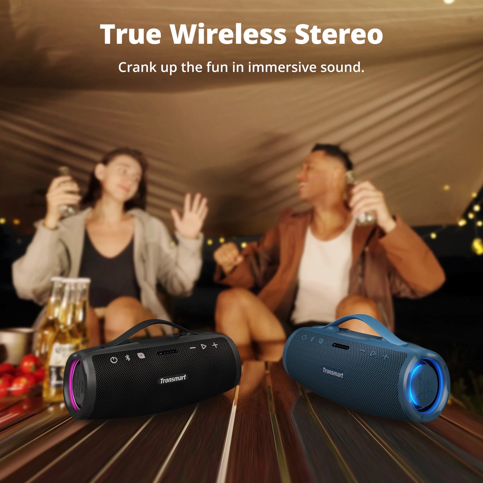 Altavoz Bluetooth Tronsmart Mirtune S100 - 50W IPX7 Impermeable