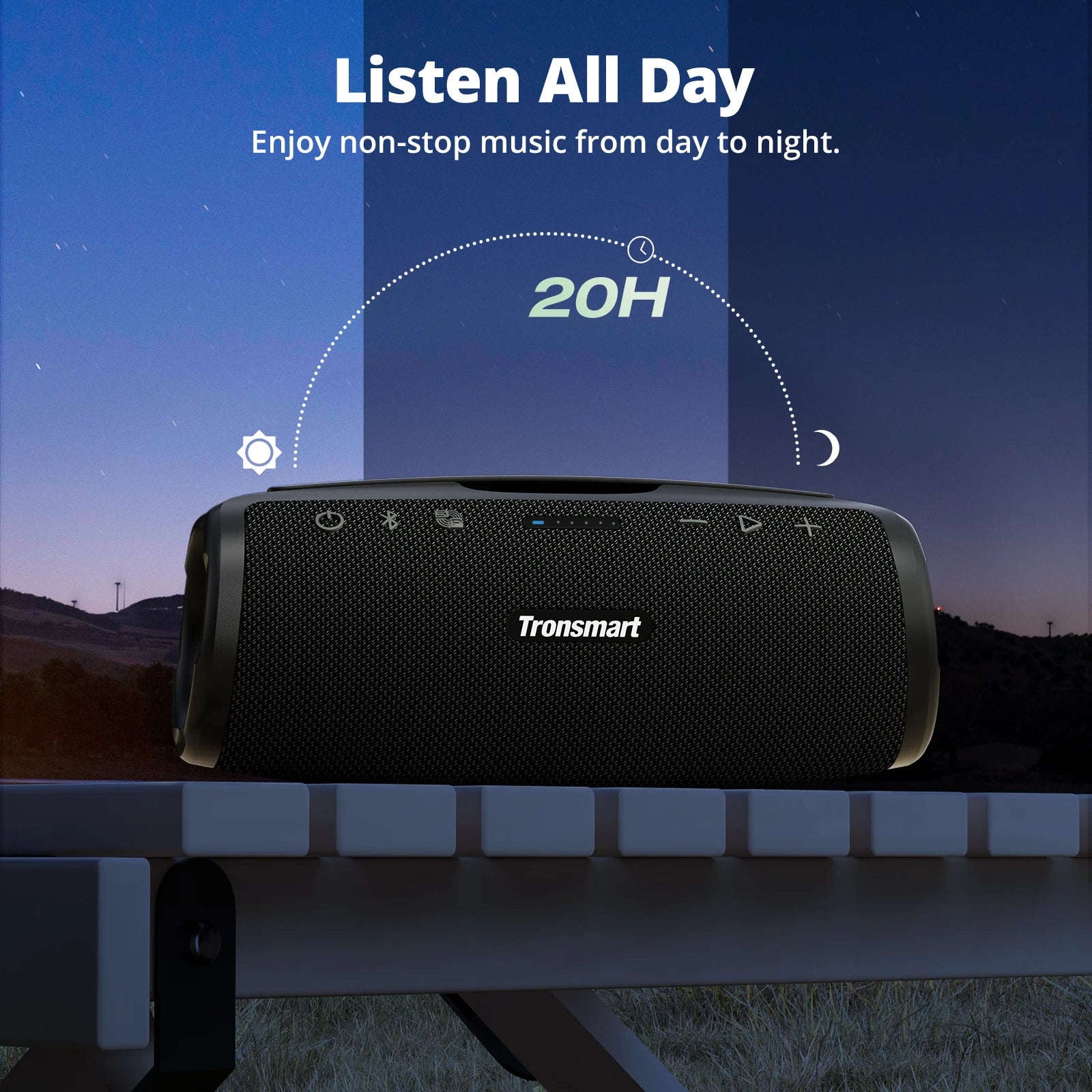 Altavoz Bluetooth Tronsmart Mirtune S100 - 50W IPX7 Impermeable