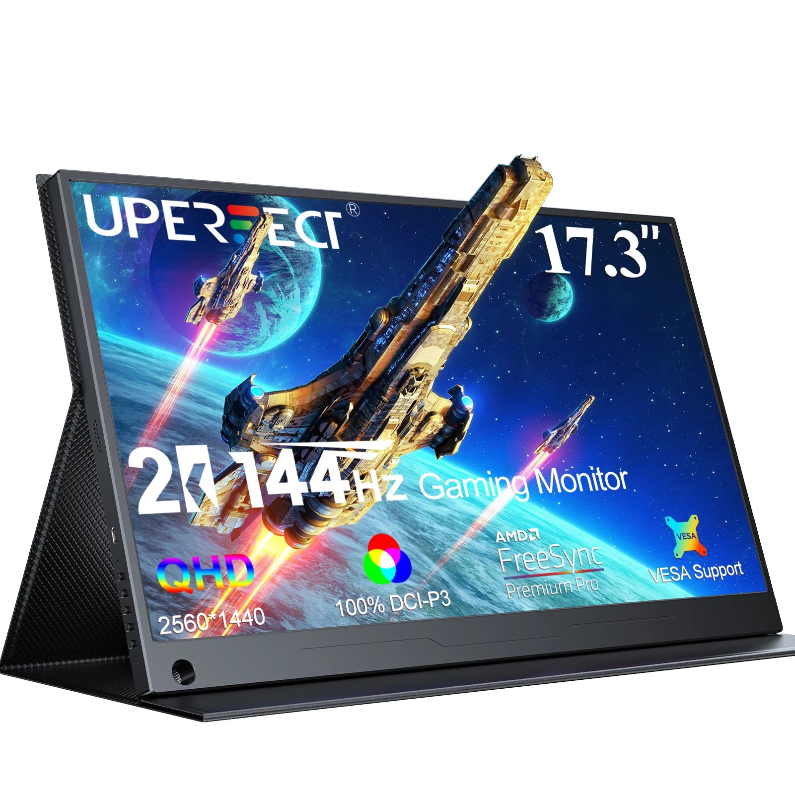 Monitor de juegos portátil 2560*1440 2K 16:9 HDMI USB C 100% sRGB pantalla Freesync para juegos