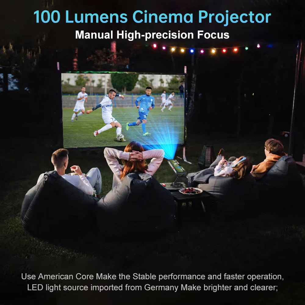 Teléfono inteligente con 100 lúmenes 120Hz proyector 32GB + 512GB 5G