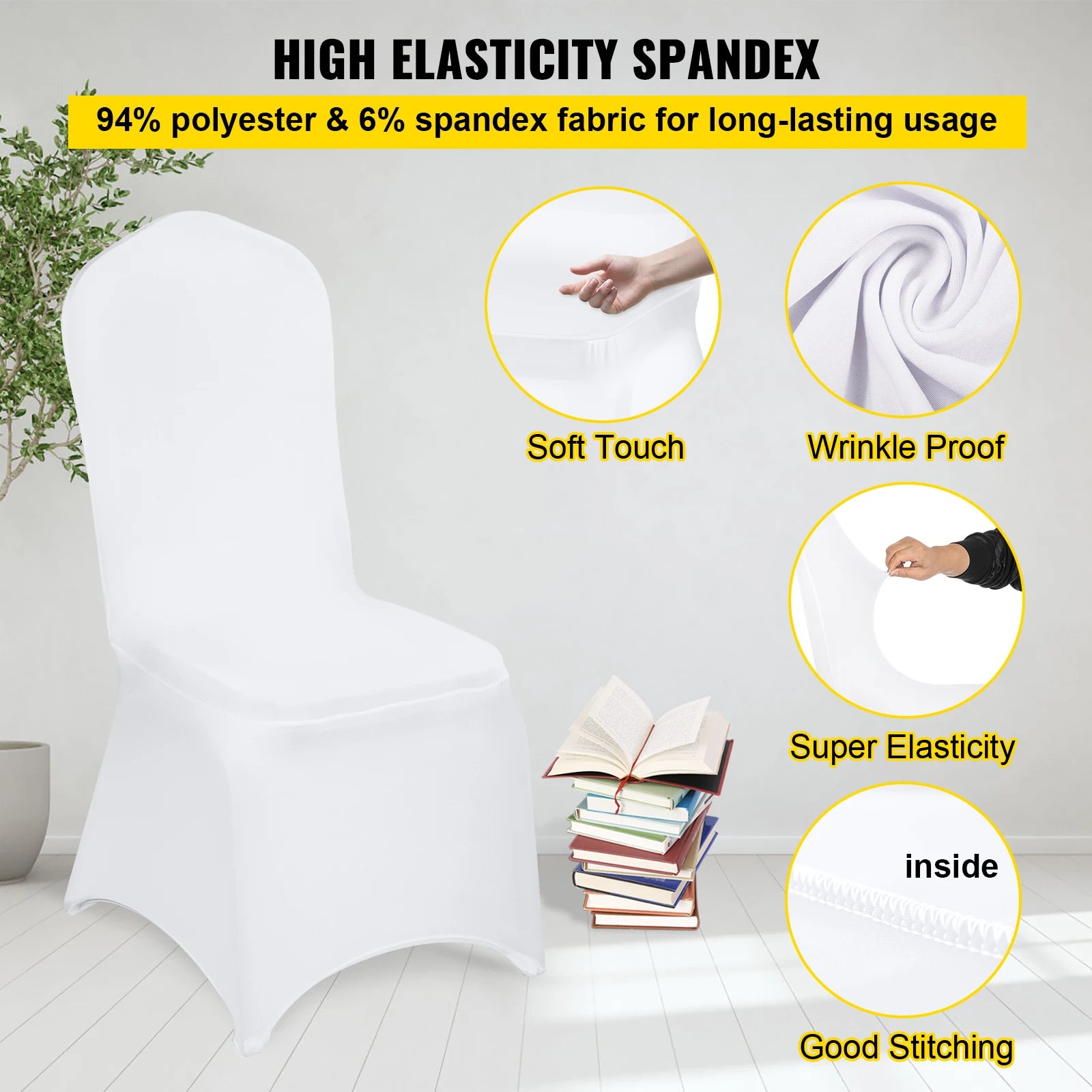 Fundas para Sillas de Boda Spandex Funda Elástica