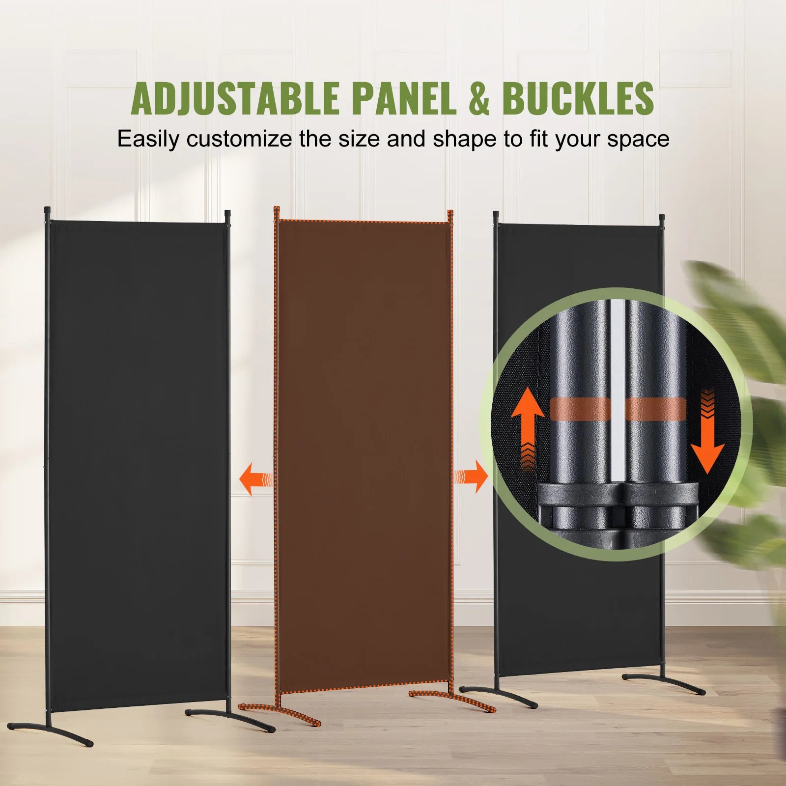 Biombo Separador Plegable 3 Paneles