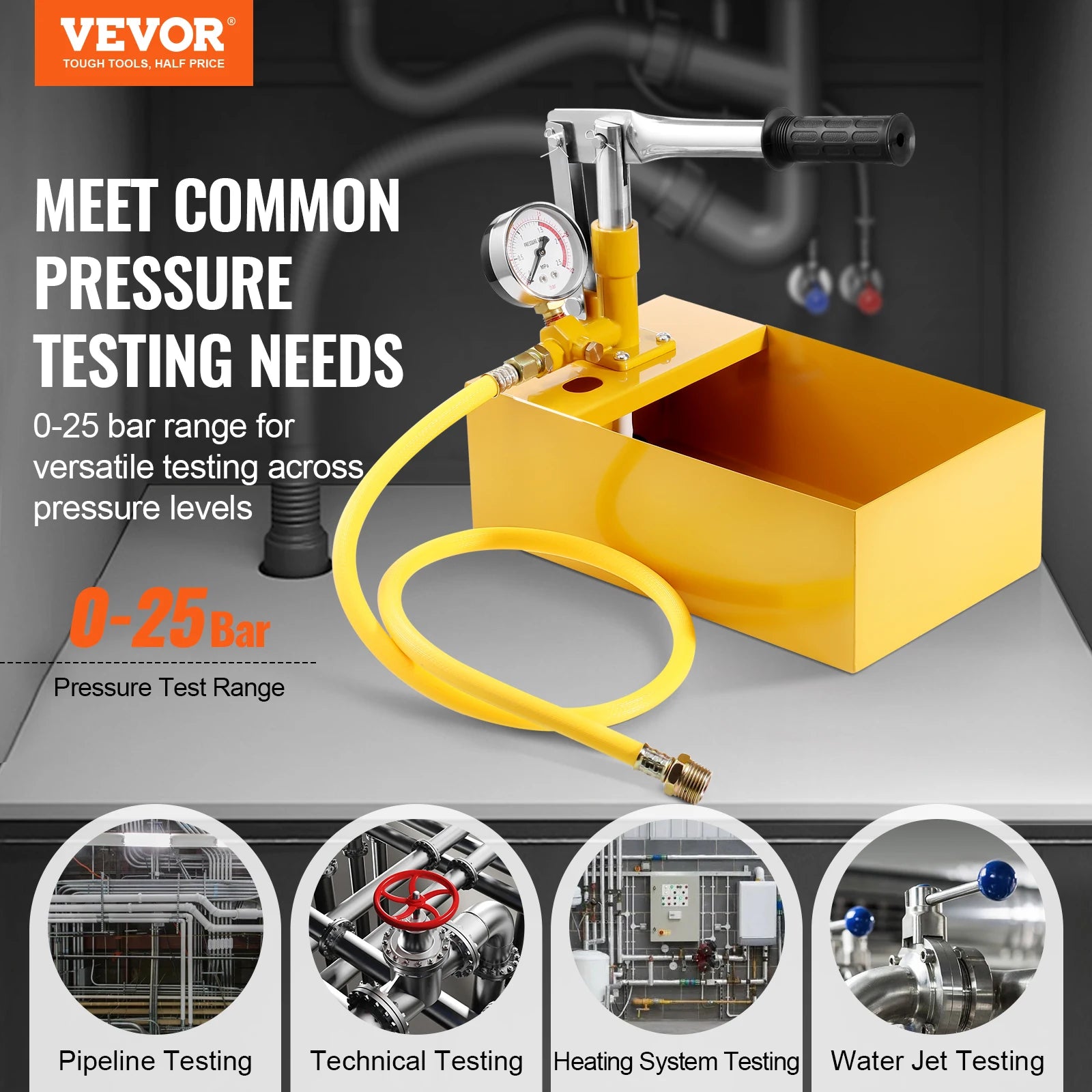 VEVOR Bomba de Prueba Hidrostática