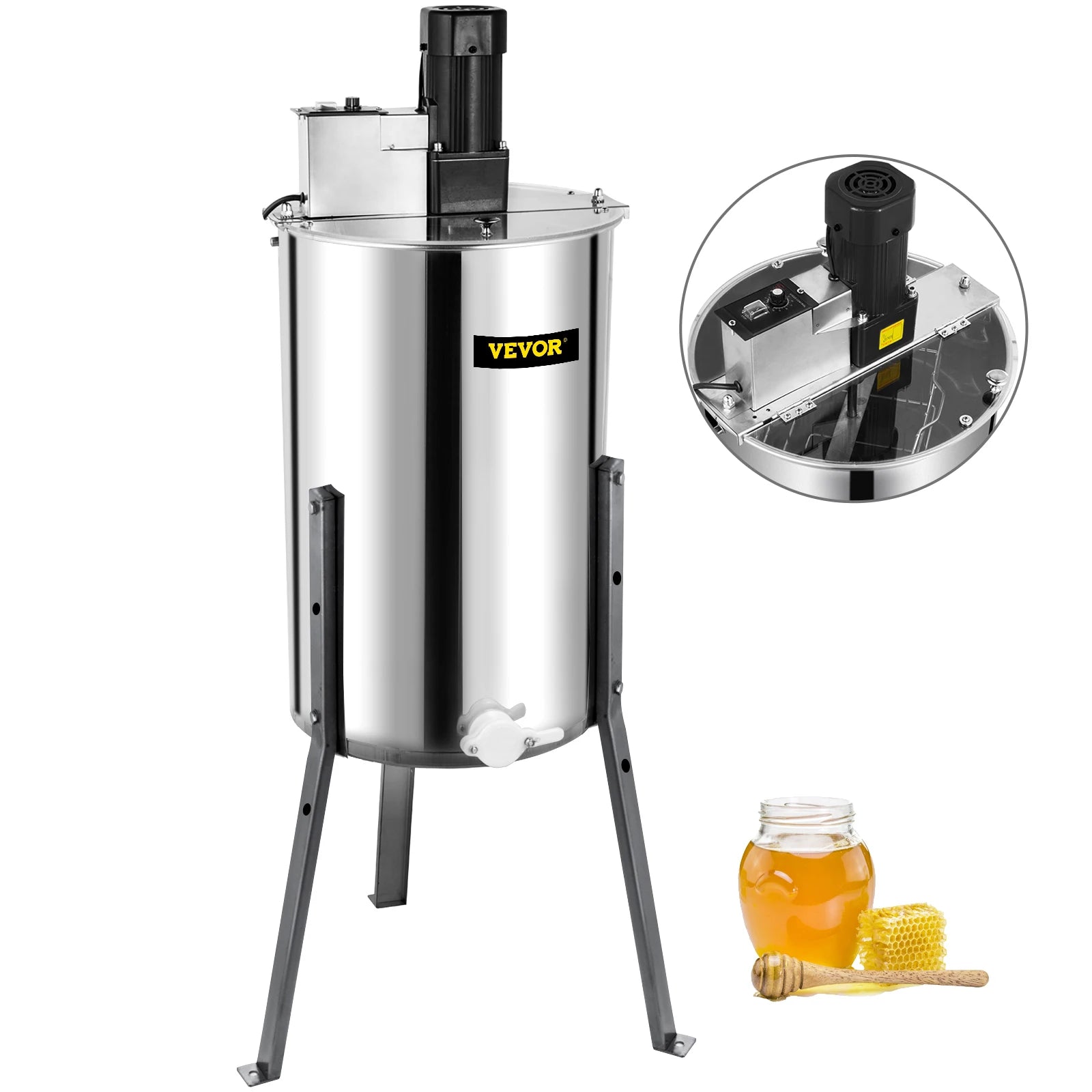 Extractor Eléctrico de Miel de 2 Cuadros