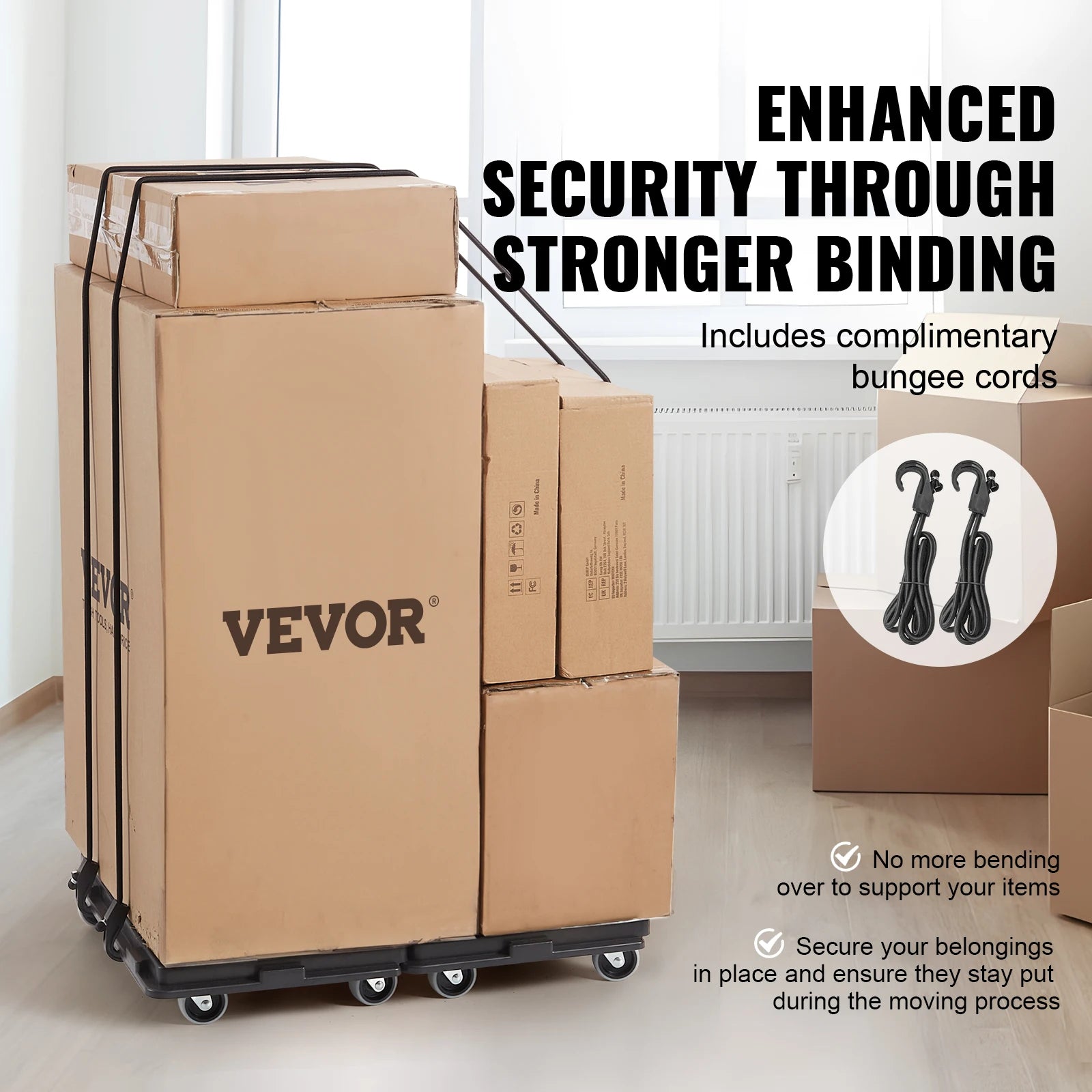 Furniture Dolly, 500 libras de capacidad cada unidad