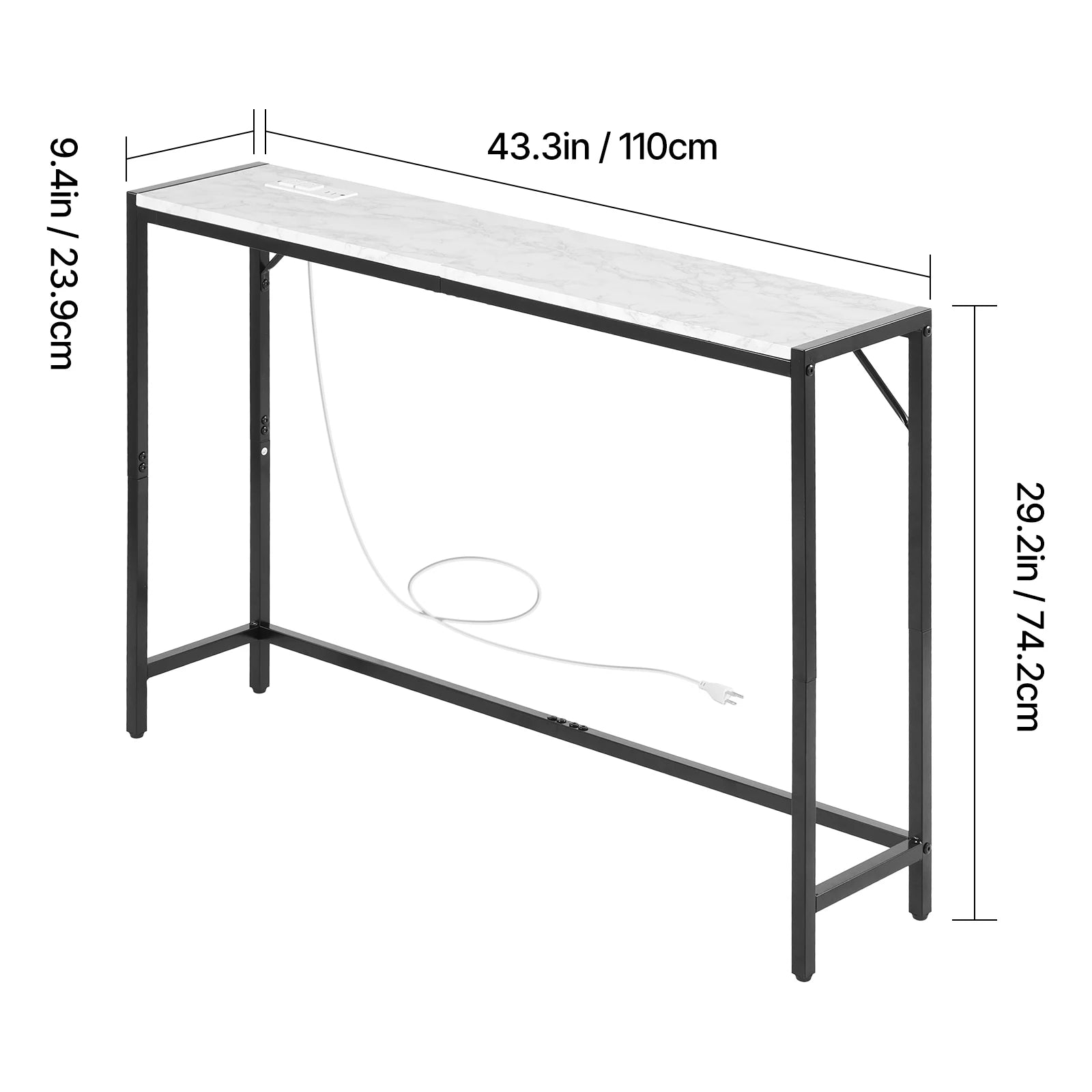 Mesa Consola de Vidrio 3 Niveles