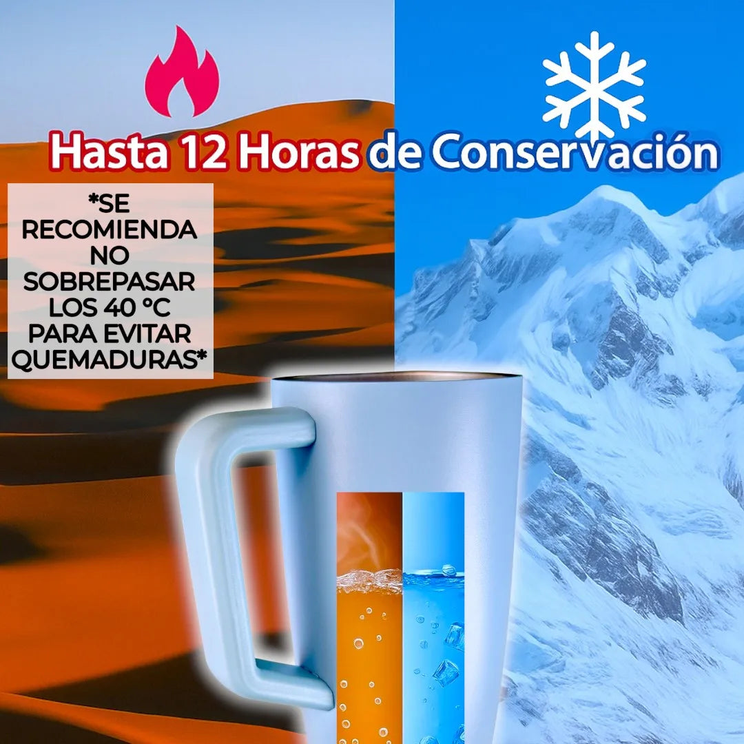 Vaso/Termo Térmico Grande De Acero Inoxidable,