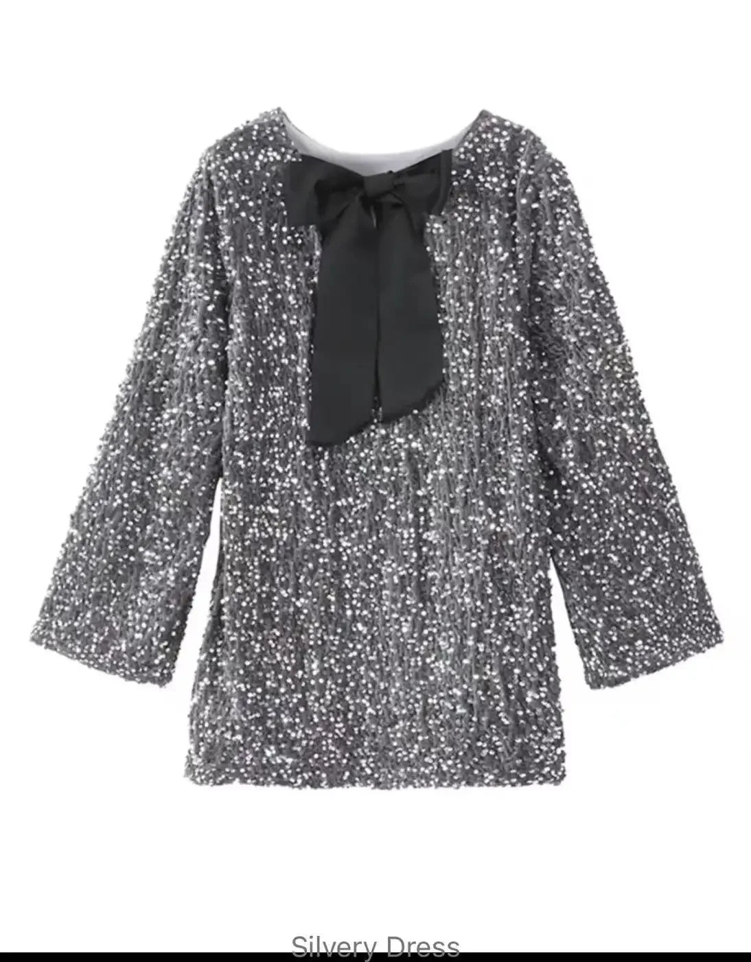 Vestido corto de lentejuelas