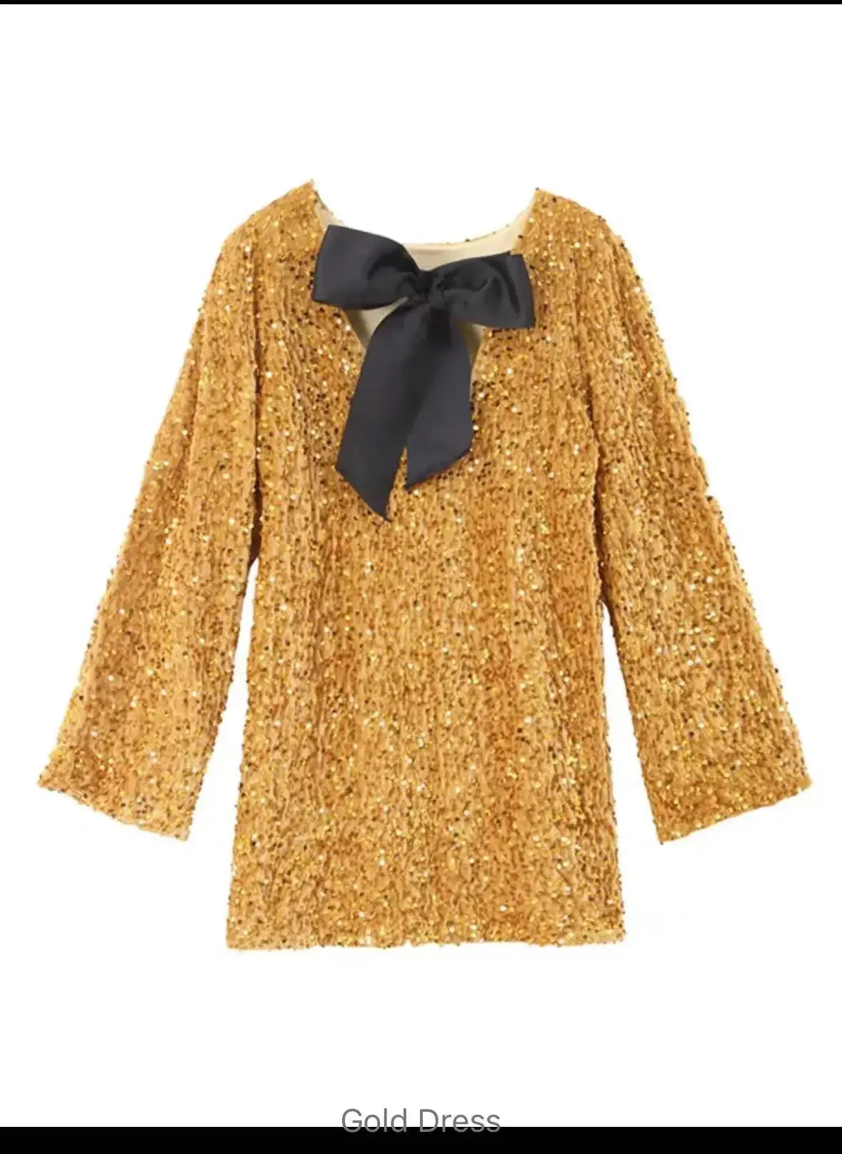 Vestido corto de lentejuelas