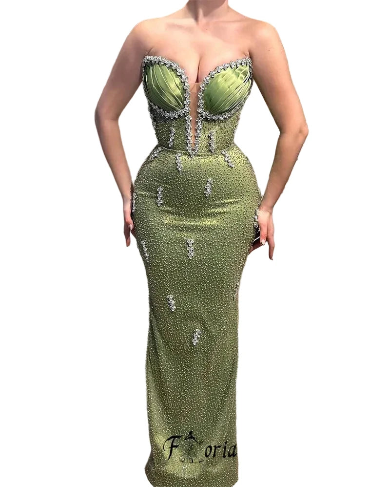 Vestido de fiesta de sirena