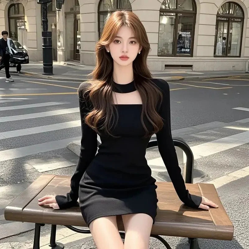 Vestido elegante de estilo francés