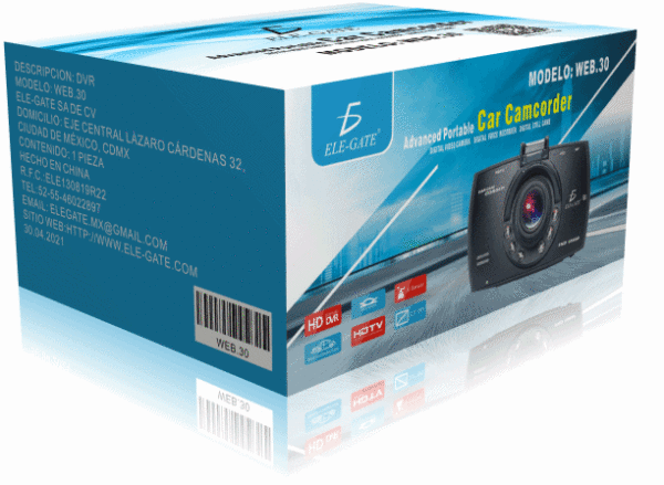 Camara Dvr Grabador Auto Con Pantalla Nocturna