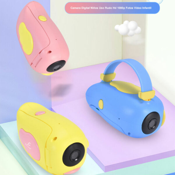 Cámara Digital Para Niños Con Juegos