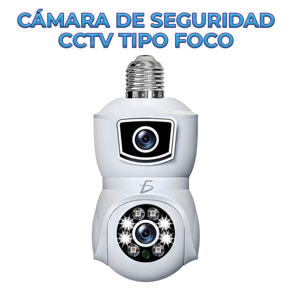 Cámara De Seguridad Con Socket De 4 Megapíxeles