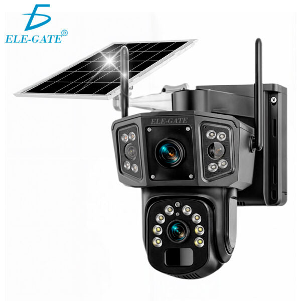 Cámara De Seguridad Solar 4G 3Mp Hd Exterior