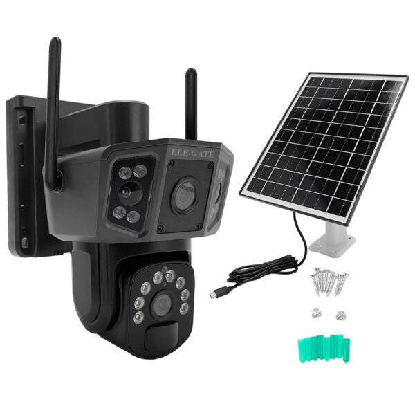 Cámara De Seguridad Solar 4G 3Mp Hd Exterior