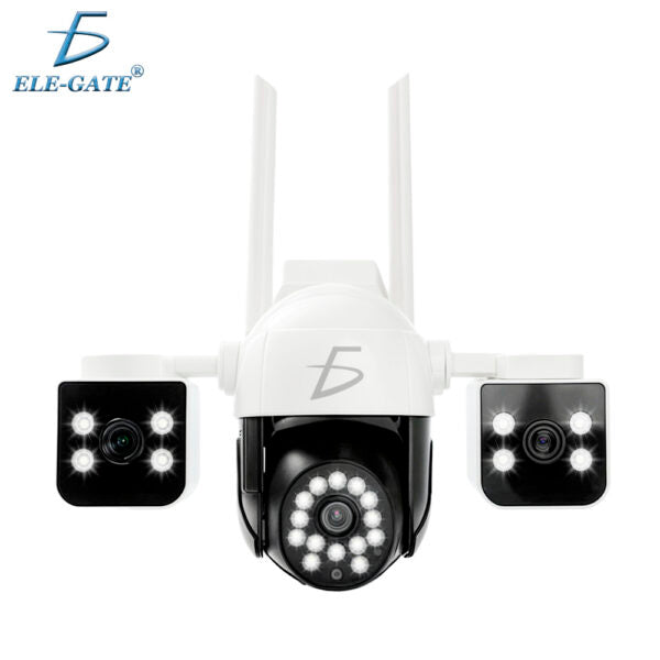 Cámara De Seguridad Wifi 3 Lentes 4Mp Hd 360° Exterior