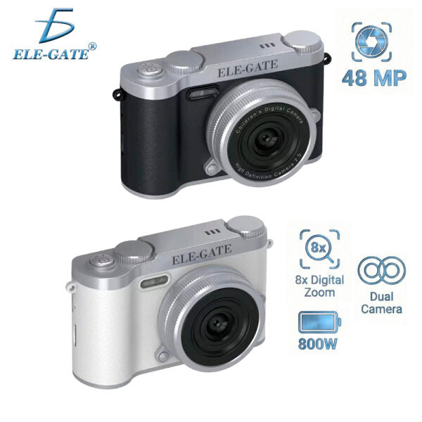 Cámara De Bolsillo 48 Mega Pixeles Con Video 1080P Con Flash Cámara Selfie Y Reproductor Mp3