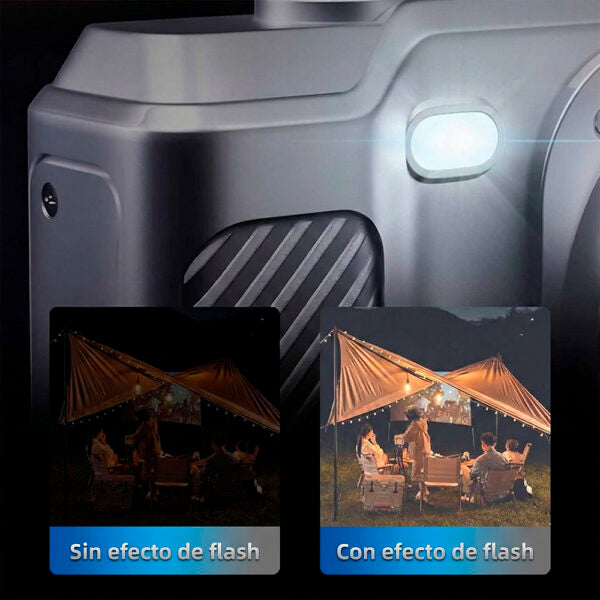 Cámara De Bolsillo 48 Mega Pixeles Con Video 1080P Con Flash Cámara Selfie Y Reproductor Mp3
