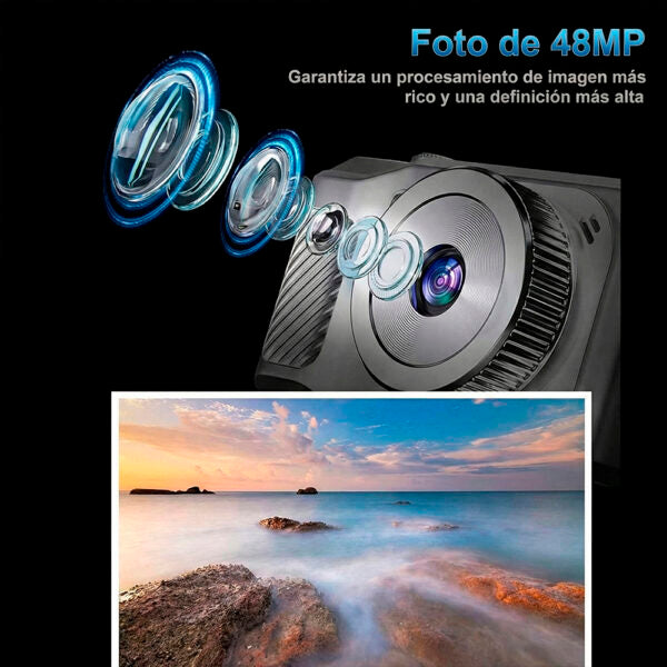 Cámara De Bolsillo 48 Mega Pixeles Con Video 1080P Con Flash Cámara Selfie Y Reproductor Mp3