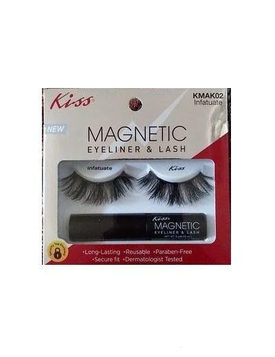 KISS MAGNETIC EYELINER & LASH "INFATUATE"