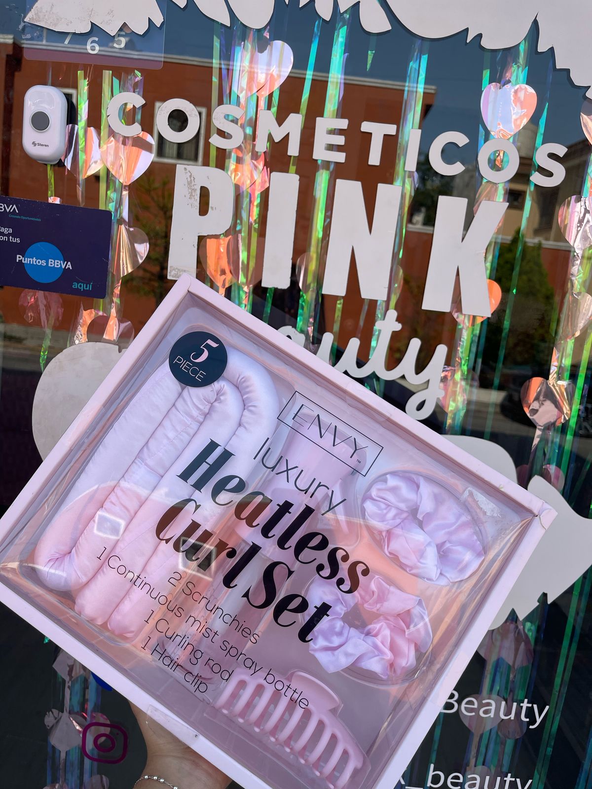 ENVY LUXURY HEATLESS CURL SET COLOR ROSA GOLD