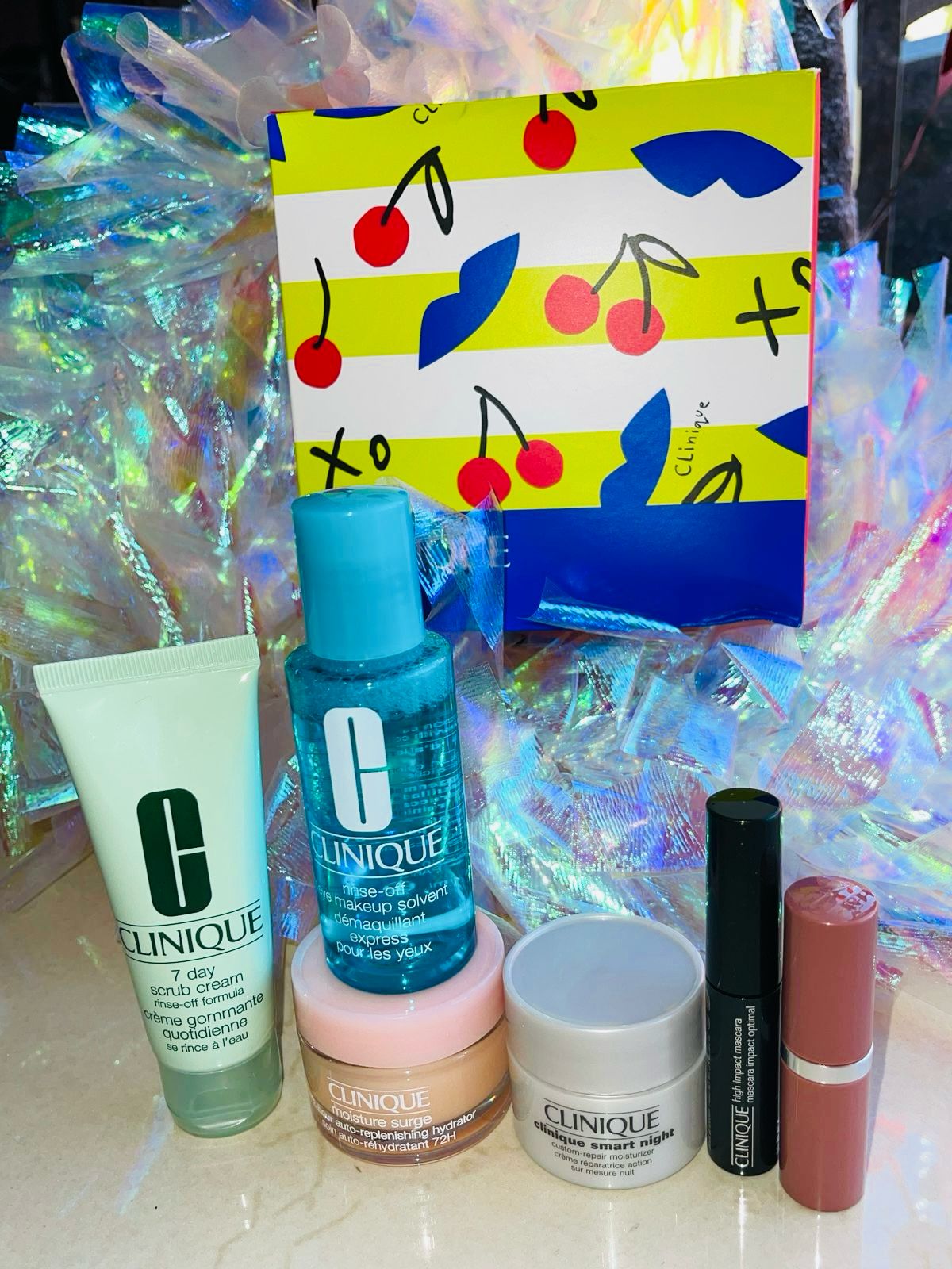 SET CLINIQUE GIFT BOX 6 PIEZAS TRAVEL SIZE