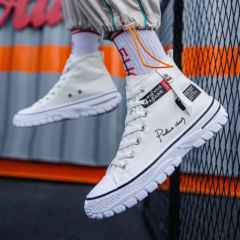 Zapatillas De Lona Deportivas De Alta Gama Para Hombres