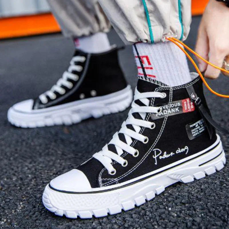 Zapatillas De Lona Deportivas De Alta Gama Para Hombres